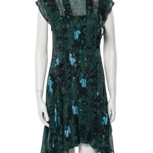All Saints Printed Knee-Length Dress